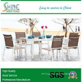 Outdoor Furniture sling stackable dining chair dining table, Patio furniture restaurant sling dining chair